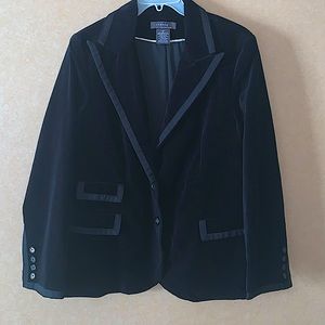 Vintage GEORGE by Mark Eisen Black Velvet Jacket